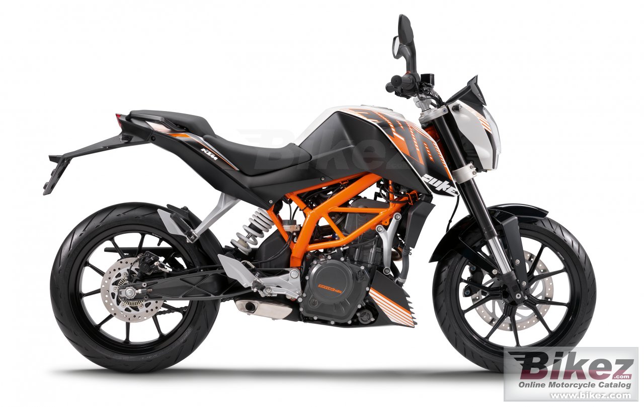 Big KTM 390 duke picture and wallpaper from Bikez.com